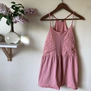 🔷Roxy halter tank, coral, embroidered, spring🔷